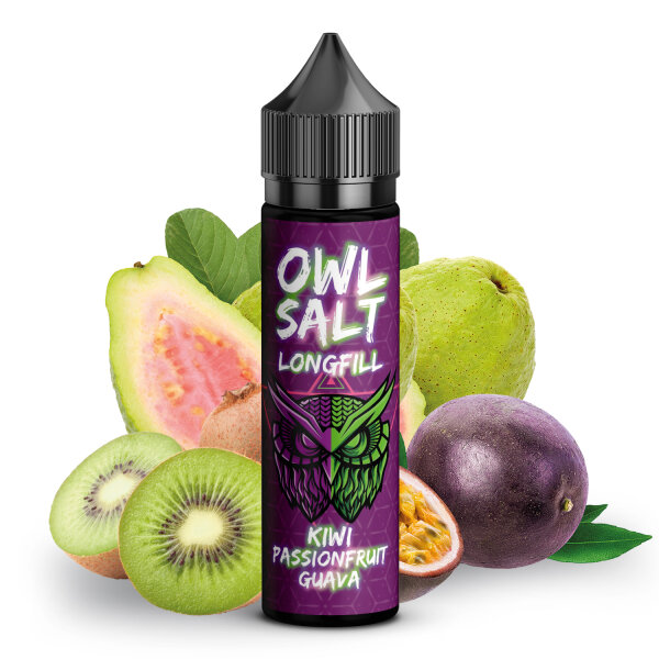 OWL Salt Longfill Aroma 10ml Kiwi Passionfruit Guava