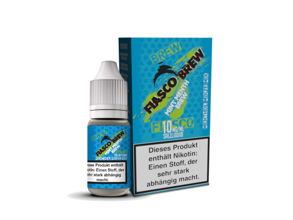 Fiasco Brew - Mint Menth Brew - Hybrid Nikotinsalz Liquid 10 mg/ml 5er