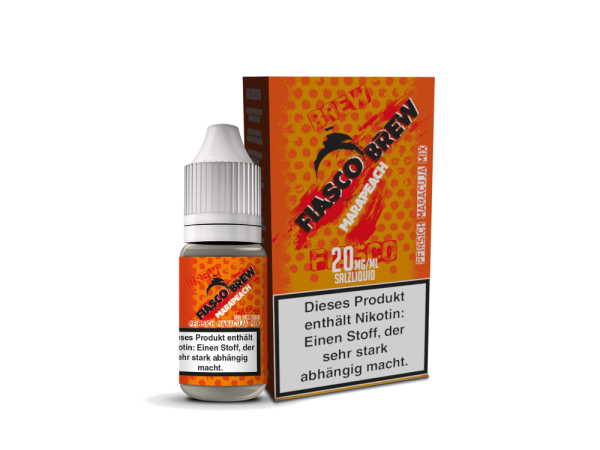 Fiasco Brew - Marapeach - Hybrid Nikotinsalz Liquid 20 mg/ml 5er