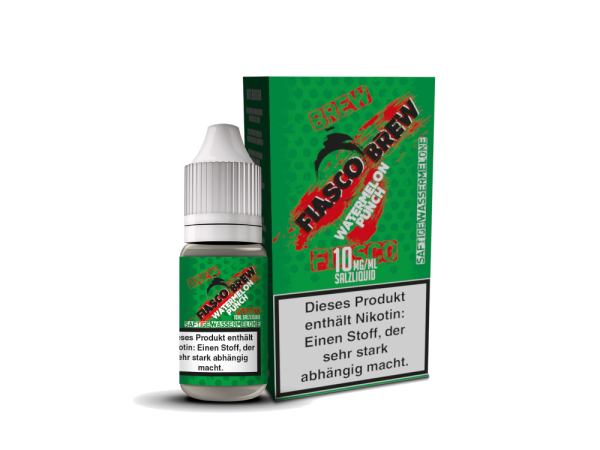 Fiasco Brew - Watermelon Punch - Hybrid Nikotinsalz Liquid 10 mg/ml