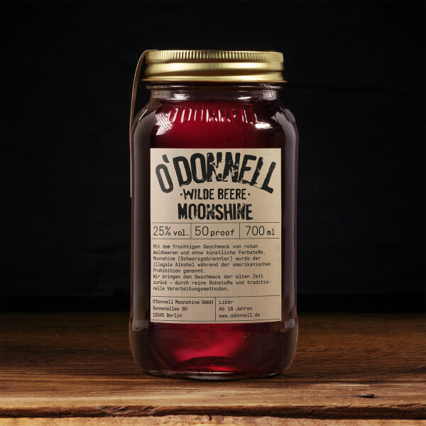 O`Donnell Moonshine Wilde Beere Likör 700ml 25% Vol.