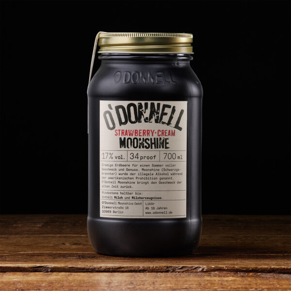 O`Donnell Moonshine Strawberry Cream Likör 700ml 17% Vol.