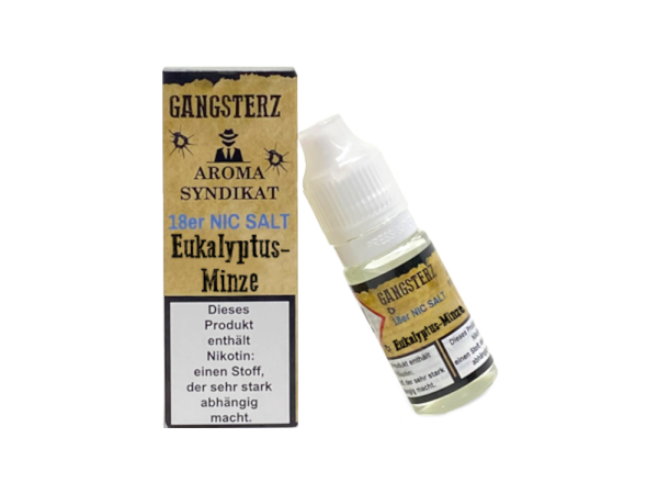 Gangsterz - Eukalyptus-Minze - Nikotinsalz Liquid 18 mg/ml 10er