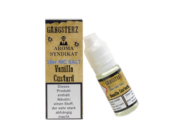 Gangsterz - Vanilla Custard - Nikotinsalz Liquid 18 mg/ml
