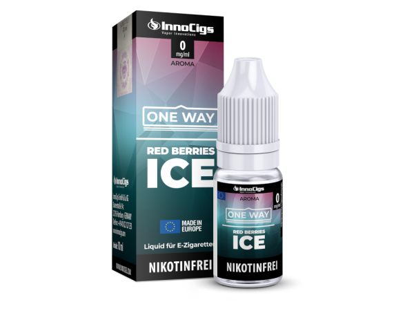 InnoCigs - One Way - Red Berries Cool - Nikotinsalz Liquid 0 mg/ml