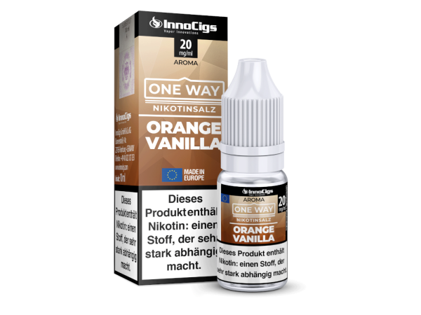 InnoCigs - One Way - Orange Vanilla - Nikotinsalz Liquid 10 mg/ml