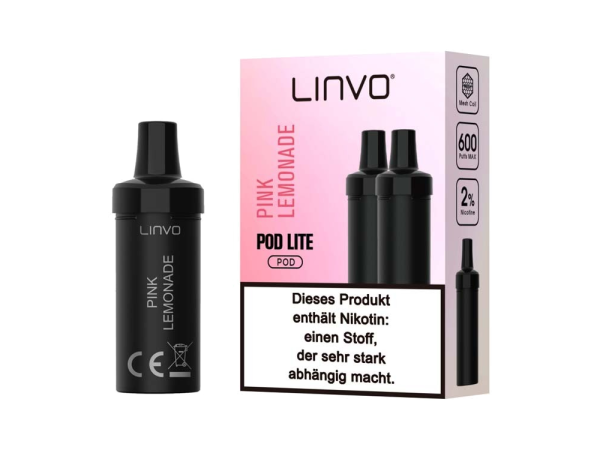 Linvo Pod Lite Cartridge Pink Lemonade 20 mg/ml (2 Stück pro Packung)