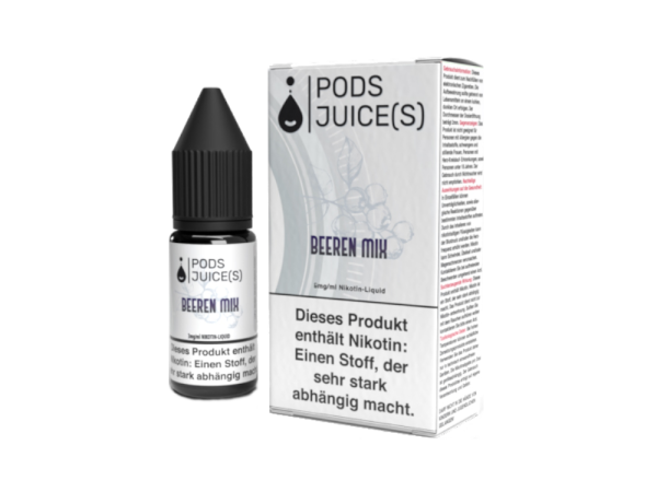 Pods Juice(s) - Beeren Mix E-Zigaretten Liquid 6 mg/ml
