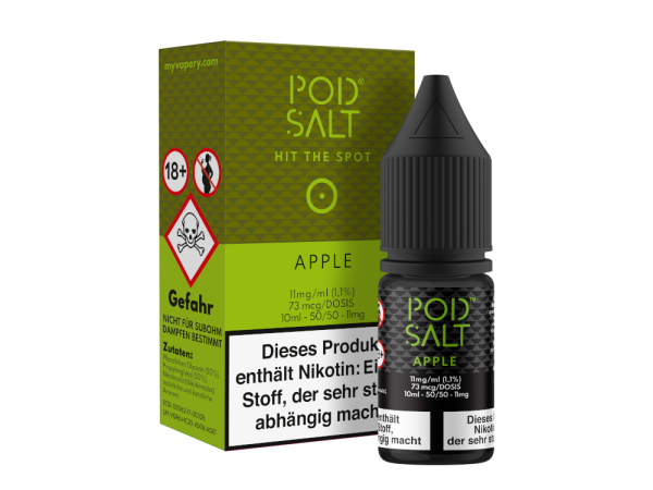 Pod Salt - Apple - Nikotinsalz Liquid 11 mg/ml