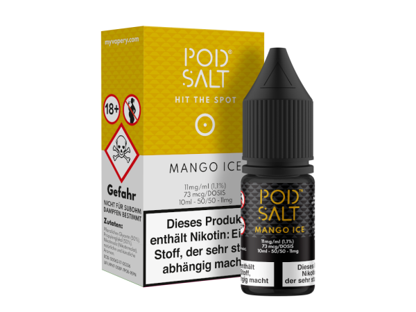 Pod Salt - Mango Ice - Nikotinsalz Liquid 11 mg/ml