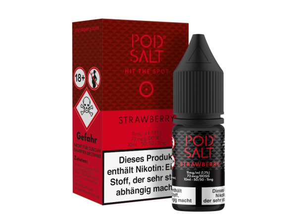 Pod Salt - Strawberry - Nikotinsalz Liquid 11 mg/ml