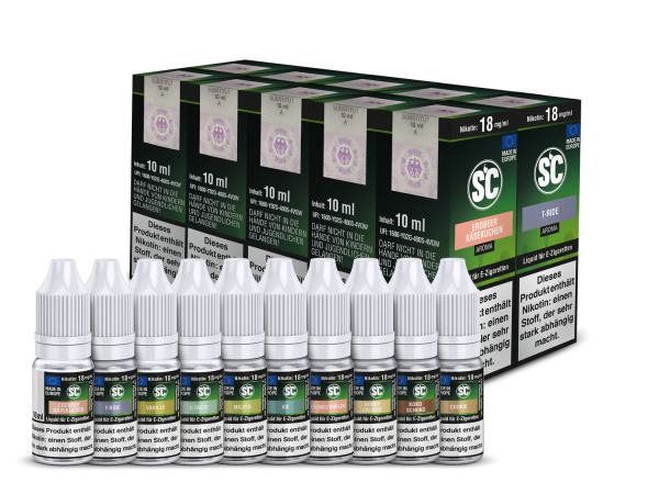 SC Liquid - Gourmet Probierbox - 18 mg/ml