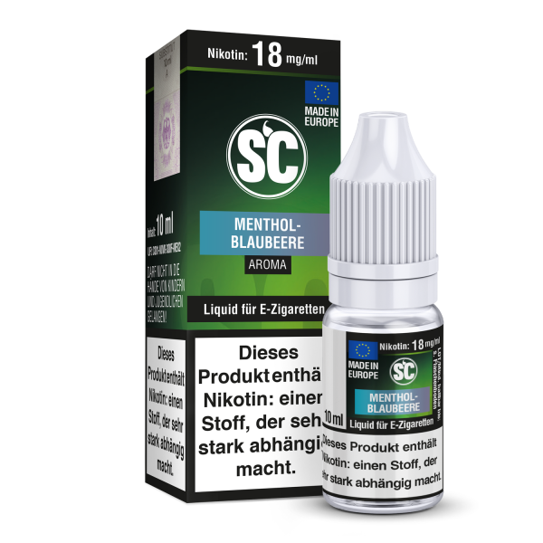 SC Liquid - Menthol-Blaubeere 12 mg/ml