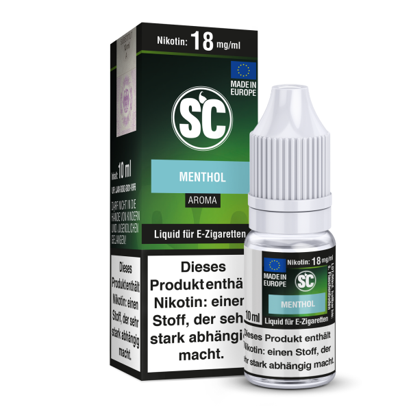 SC Liquid - Menthol 10ml Liquid 18 mg/ml 1er Packung...