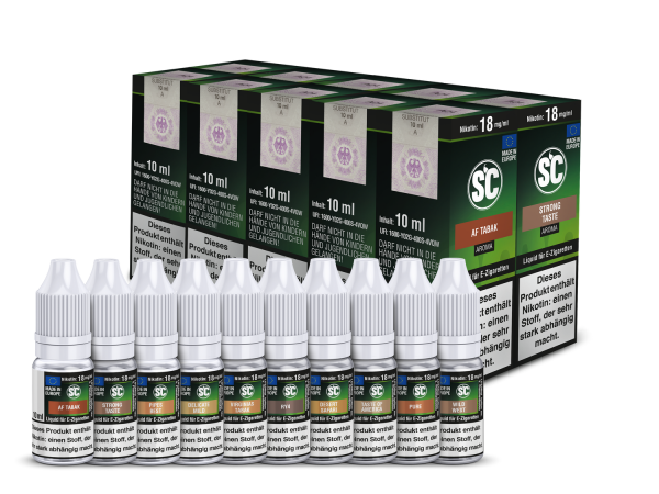 SC Liquid - Tobacco Probierbox 12 mg/ml