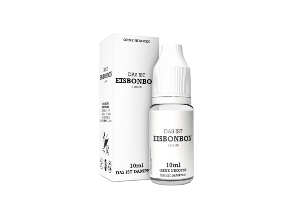 Das ist Dampfen - Eisbonbon E-Zigaretten Liquid 0 mg/ml