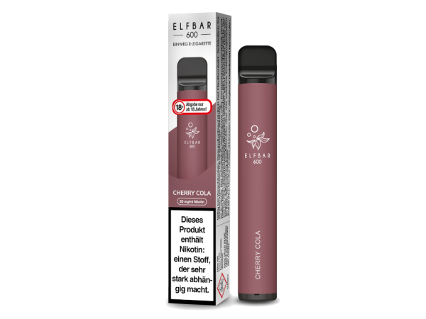 Elf Bar 600 Einweg E-Zigarette - Cherry Cola 20 mg/ml