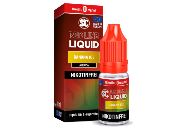 SC - Red Line - Banana Ice - Nikotinsalz Liquid 0 mg/ml