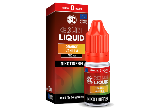 SC - Red Line - Orange Vanilla - Nikotinsalz Liquid 0 mg/ml