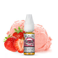 ELFLIQ - Strawberry Ice Cream - Nikotinsalz Liquid 10 mg/ml
